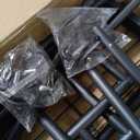 2-Pack 5-Tier Metal Storage Shelves, 18.4"x12.6"x57.4", Black
