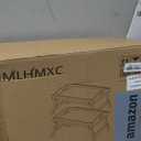 2 Pack Bed Tray Table Breakfast Trays Serving Tray Bamboo Bed Laptap Floding Legs with Handles and Phone Holders