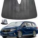Windshield Sun Shade for Chevrolet Chevy Traverse 2018-2023, 5-Layer Bubble Foldable Thicken Front Window Sunshade Sun Visor Protection Accessories - Blocks Heat & UV Rays​​ Keep Car Cooler