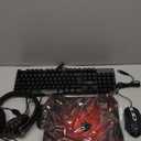 Gaming Keyboard and Mouse and Mouse pad and Gaming Headset, Wired LED RGB Backlight Bundle for PC Gamers and Xbox and PS4 Users - 4 in 1 Edition Hornet RX-250 (Black)