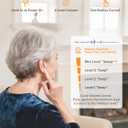 OTC Hearing Aids for Seniors, Nearly Invisible Rechargeable Hearing Aids, 100+ Hours of Charging Case Usage, Super-Mini Invisible Design, Comfort Fit in Ear Canal, AI Noise Cancellation and Clear Sound, Suitable for Various Daily Scenarios