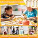 Honoson 24 Set Maple Leaf Pens Thanksgiving Gifts Bulk Fall Ballpoint Thanksgiving Greeting Cards Thankful Maple Shape Ballpoint Autumn Themed Card for Sunday Coworker Employee Favor