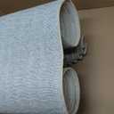 3x12 ft Long Hallway Runner Rug - Non-Slip Washable Kitchen Rug with Rubber Backing,Modern Abstract Neutral Thin Low Pile Floor Carpet Runner for Entryway,Bedroom,Living RoomBeige Grey