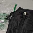 Aiboria Winter Coat for Dogs - Waterproof Jacket, Windproof Fleece Vest Harness, Warm Padded Pet Apparel - Black, Size M