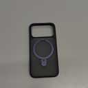 TORRAS Stronger Magnetic & Shockproof for iPhone 17 Pro Max Case, Fit for MagSafe, Military Grade Drop Protection, Camera Control, DIY Button, Slim for iPhone 17 Pro Max Case Translucent Matte Black