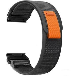 26mm Quickfit Watchbands Compatible With Garmin Fenix 8 51mm 7x 6x Pro Tactix 7 pro 5x plus Enduro 3 2,Alpine Loop Nylon Watch Bands For Fenix 3/3HR MK2 Delta For Men-Large