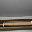 Black Curtain Rods 72 to 144" (6-12Ft) for Window, Outdoor Rods, Industrial 1Inch Pole, Rustic Wrap Around Rod Brackets, Simple rods Indoor/Outdoor Use, Set of 2