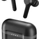 Skullcandy Indy Evo in-Ear Wireless Earbuds, 30 Hr Battery, Microphone, Works with iPhone Android and Bluetooth Devices - Black