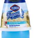 Clorox Fraganzia Cone Gel Air Freshener, Twist Open Adjustable Solid Air Deodorizer for Small Indoor Spaces, Continuous Fresh Ocean Breeze Scent for Bathroom Office Closet Odor Control, 6 Oz - 12 Pack