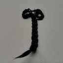 BARSDAR 30 Inch Long Braided Ponytail Extension for Women - Straight Sleek Wrap Around Black Braid Ponytail Hair Extensions with Hair Tie - Synthetic Pony Tails Hairpieces - Jet Black