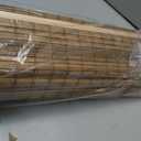 UNISHADES Cordless Bamboo Roman Shades for Windows, Blinds Size (35" W 64" H) Colour (Highfield Teak)