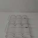 Oggi Bottle Rack, 6 Bottle Storage - Stackable Rack, Secure Stack Tabs. Water Bottle Storage, Bottle Holder for Kitchen, Cabinet, Fridge - Each Rack Holds 3 Bottles, 2 Pack (4pc. New)