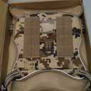 Beebiepet Heavy Duty Tactical Dog Harness for Large Dogs, No Pull Adjustable Pet Harness Reflective Service Training Easy Control Pet Vest Military K9 Working Dog Harnesses, X- Large, Desert Camo