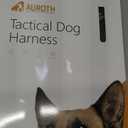 AUROTH Tactical Harness for Large Dogs No Pull Adjustable Pet Harness Reflective K9 Working Training Easy Control Military Service Pet Vest Army Yellow XL (XL(Neck:20-31",Chest:26-42"),75-135 lbs)