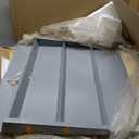 Grey Sheet Of Metal With Ridges 36x42in