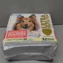 Paw Inspired 32ct Disposable Dog Diapers | Female Dog Diapers Ultra Protection | Diapers for Dogs in Heat, Excitable Urination, or Incontinence (Medium Plus)