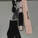 Infrared Thermal Brush 1.65, 100M Negative Ions 2-in-1 Curling & Straightening Round Brush, 6 Heat Settings, Dual Voltage Styler, Lightweight & Quiet, Auto Shut-Off, Elegant Gift Box for Women Pink