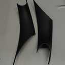 Door Handle Covers Compatible with BMW 3 Series 2012-2018 320i 328i 330i 335i F30 / F31 and 4 Series 2014-2017 428i 435i F32 / F36 Interior Inner Door Pull Handle Covers Left & Right Side (BLACK)