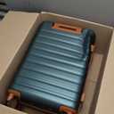 UKEIN Luggage Sets 3 Piece, Carry On Luggage 20In With Spinner Wheels,PC Hardside Suitcase Set with TSA Lock,Durable Carry On Suitcase With Travel Backpack for Men (Green, 3 piece set (20inch))