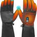 JS LifeStyle Heated Gloves for Men Women,7.4V 3000mAh Rechargeable Wear-Resistant with Touch Screen and Light-Off Design (Small)