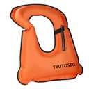 Inflatable Snorkel Vest Adult, Snorkeling Jackets,Buoyancy Vest for Snorkeling Boating, Safety Load Up to 220 Ibs