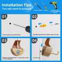 2 x Sailboat Key Holder and Teacup Hook - Nautical Wood Wall Decor for Small Space Organization, Coffee Bar Entryway - Set of 3