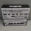 Christmas Train Set,Kids Train Set for Under The Trees, Toys for Boys Girls with Steam Locomotive,Coal Carriage,Fuel Tank,Sounds & Lights for 3 4 5 6 7 8+Years Old