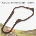 532431022 Gasket Gearcase Compatible with Husqvarna, AYP, Craftsman, Poulan, Poulan Pro, RedMax, Sears Models, Replacement 431022 161963 532106211 532161963
