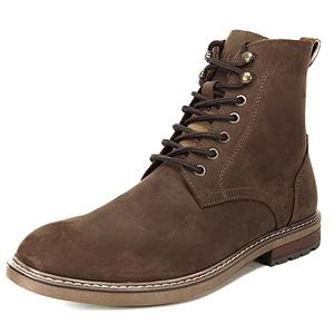 Arkbird Men's Motocycle Combat Boots, Comfortable Stylish Lace Up Fashion Casual Boot For Men 9.5