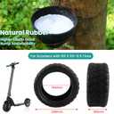 85x65 6.5 Electric Scooter Tires, Balance Car Replacement Tire Tubeless Explosion Proof Rubber Tyre for Scooters