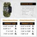 Paracord Band Compatible with Apple Watch Band 38mm 40mm 41mm 42mm 44mm 45mm for MenSurvival Military Tactical Paracord Weave Wristband Compatible for iWatch Series SE 7/6/5/4/3/2/1 (Army Green)