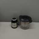 GANIZA Food Processors, Electric Food Chopper with Meat Grinder & Vegetable Chopper - 2 Bowls (8 Cup+8 Cup) with Powerful 450W Copper Motor - Includes 2 Sets of Bi-Level Blades for Fruits/Meat/Nuts (Black)