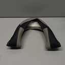 SEG Direct Black and Gray Microfiber Auto Car Steering Wheel Cover Universal 15 inch