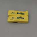 2PCS Butter Squishy ToysSlow Rebound Butter Squeeze Stress Ball , Sticky Butter Sticks Squeeze Toys, Realistic Food Squishies Fidget Toys for Adults, Office Desk Decor & Gift