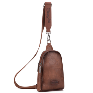 Wrangler Small Crossbody Sling Bags for Women Fanny Packs Chest Bag for Travel Gift