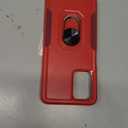 Janmitta Compatible with Moto G 5G 2024 Case with Screen Protector,Heavy Duty Shockproof Full Body Protective Cover Built in Rotatable Metal Ring Holder Kickstand,Red