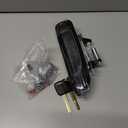 MOTOKU 2 Pair Front Black Exterior Door Handle and Door Lock Cylinders for Honda Civic 2001-2005 Outer Outside Left Driver and Right Passenger Side with Passenger Side Keyhole