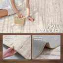 zesthome 7x9 Living Room Washable Area Rug Large Neutral Abstract Rug Beige