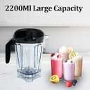 For Vitamix Blender Pitcher 64oz Low-Profile, Replacement Pitcher for Vitamix 750 5300 5200 5000 7500 6300 Vm0102 Vm0103 Vm0197 E310 G/Classic C/Explorian/Commercial series etc