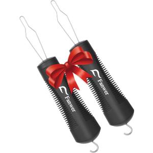 Fanwer 2 Pack Button Hook and Zipper Pull Helper, Button Assist Tool, Button Hook Dressing Aid Tool for Easy Button, One Handed Gadgets Adaptive Equipment, Gifts for Seniors, Arthritis, Weak Hands