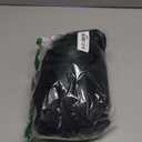 Alimens & Gentle Men's Dress Shirt Regular Fit Stretch Stain Shield Long Sleeve Solid Business Wedding Button Down Shirts (4X-Large, Black)