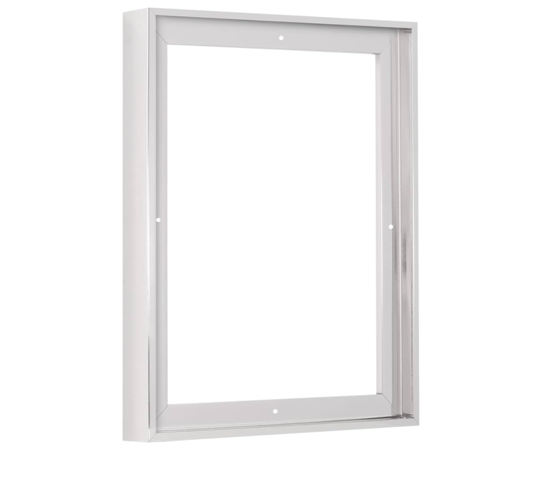 Pixy Canvas Floater Frame 16x20 for 1-1/4 (1.25) inch Deep Canvas Paintings/Canvas Prints/Wood Canvas Panels/Wall Art/Wall Decor/Home Decor/Artwork (Chrome, 16 x 20 inch, Portrait)