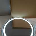 ROLOVE Makeup Mirror with Lights, 18 Inch Vanity Mirror with Lights, Lighted Makeup Mirror, Smart Touch Control Round Lighted Vanity Mirror, Tabletop  Desk Mirror, Gifts for Women, Wife, Mom, Girls (White)