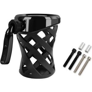 Universal Motorcycle Cup Holder for Harley Davidson Touring Road King, Dyna, Road Glide Limited, Fat Boy, Street Glide, Sportster XL883 1200, Electra Glide, Honda Goldwing GL1800 (5.3-inch)