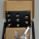 GTP Tow Hook License Plate Mounting Bracket Compatible with Mercedes Benz 08-20 W204 W205 C-Class 10-20 W212 W213 E-Class 10-20 GLK GLC 12-19 W166 ML GLE Class, No Drilling Front Bumper Relocation Kit