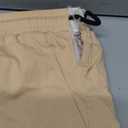 JMIERR Mens Casual Twill Cargo Shorts Cotton Drawstring Classic Cargo Chino Stretch Short with 6 Pockets for Men, US38(XL), A Khaki
