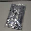 Sumind 1000 Grams Silver Large Metallic Confetti Rose Glitter Throwable Table Scatter Foil Confetti for Wedding Birthday Party Baby Shower Graduation Christmas Celebrations