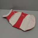 Malier Dog Winter Coat, Windproof Dog Cold Weather Coats with Real Pocket, Winter Extra Warm Pet Coat Fleece Jacket Reflective Clothes for Small Medium Large Dogs and Puppy (Red, Medium)