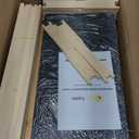 BeeCastle Heavy Wax Coated Unassembled Langstroth Deep/Brood Box with Frames and Beeswax Coated Foundation Sheet (10 Frame)