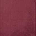 Home Queen Solid Color Custom Size Runner Area Rug Cranberry, 2' x 4', Stain Resistant, Living Room, Pet-Friendly and Stylish, Machine-Made, Polyester Material